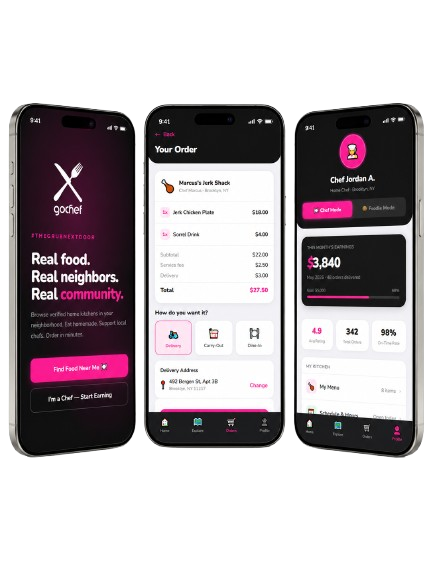 GoChef App Interface